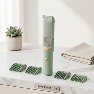 Elevé QuietTrim — Baby Hair Clipper with Vacuum