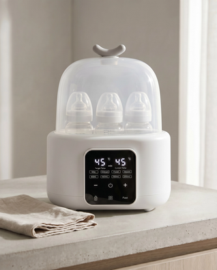 Elevé NurtureStation Duo Pro — 6-in-1 Bottle Warmer &amp; Steriliser